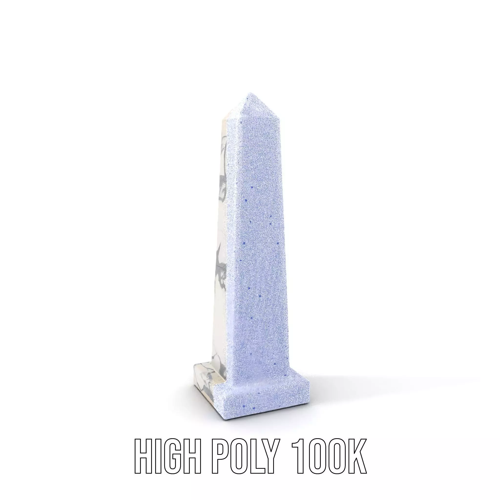 Marble Obelisk model pack Low-poly 3D model_4