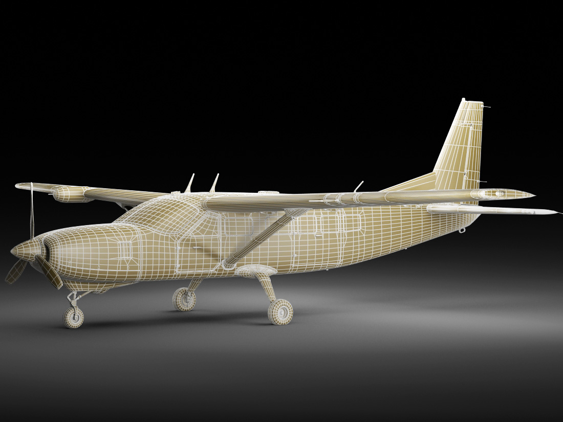 Cessna 208 Caravan 3D model_23