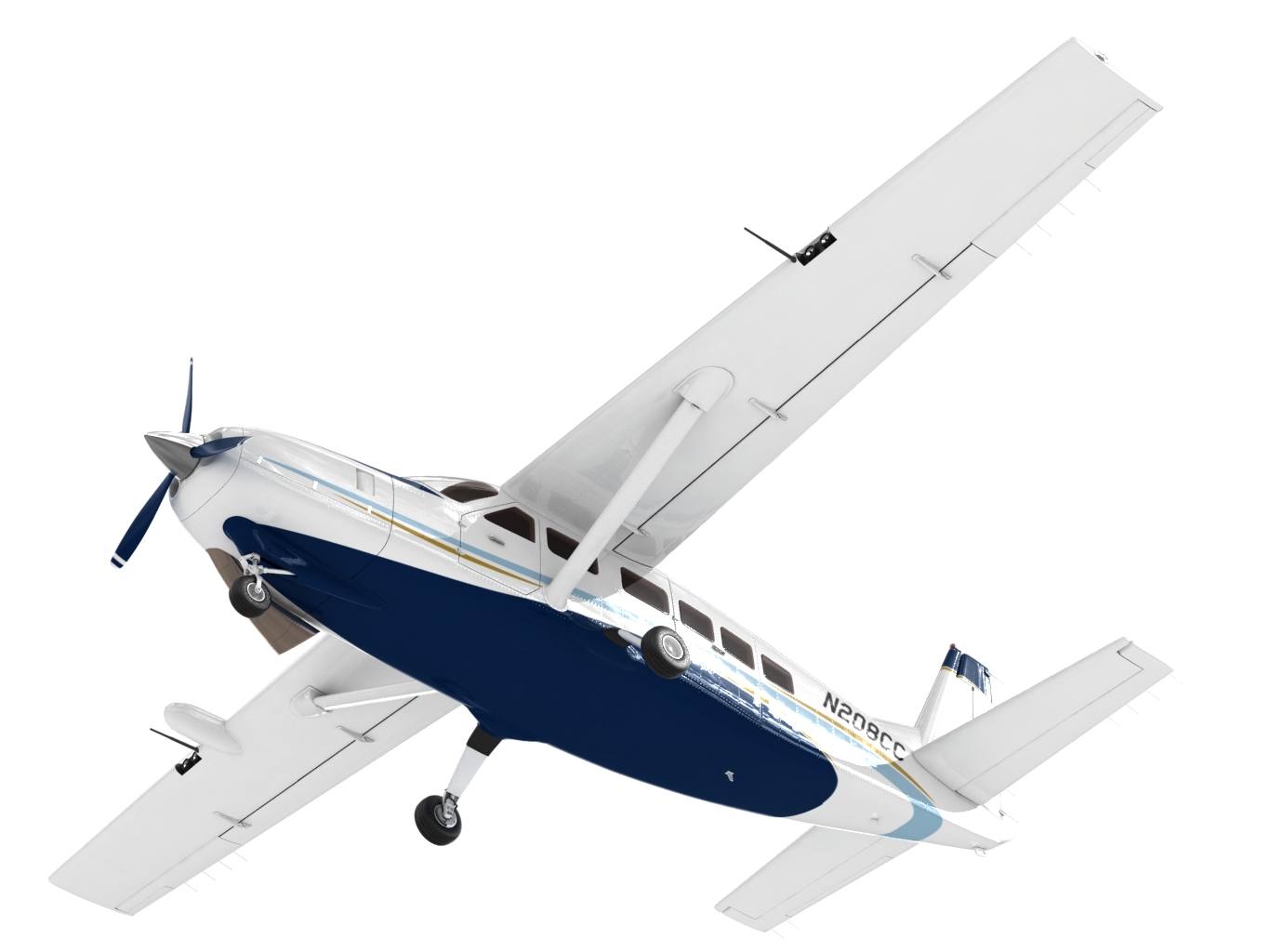 Cessna 208 Caravan 3D model_10