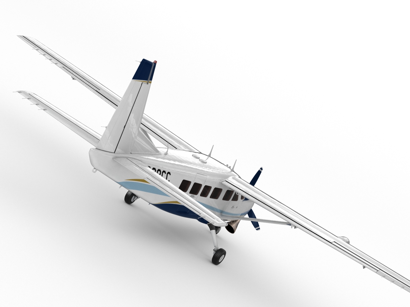 Cessna 208 Caravan 3D model_5