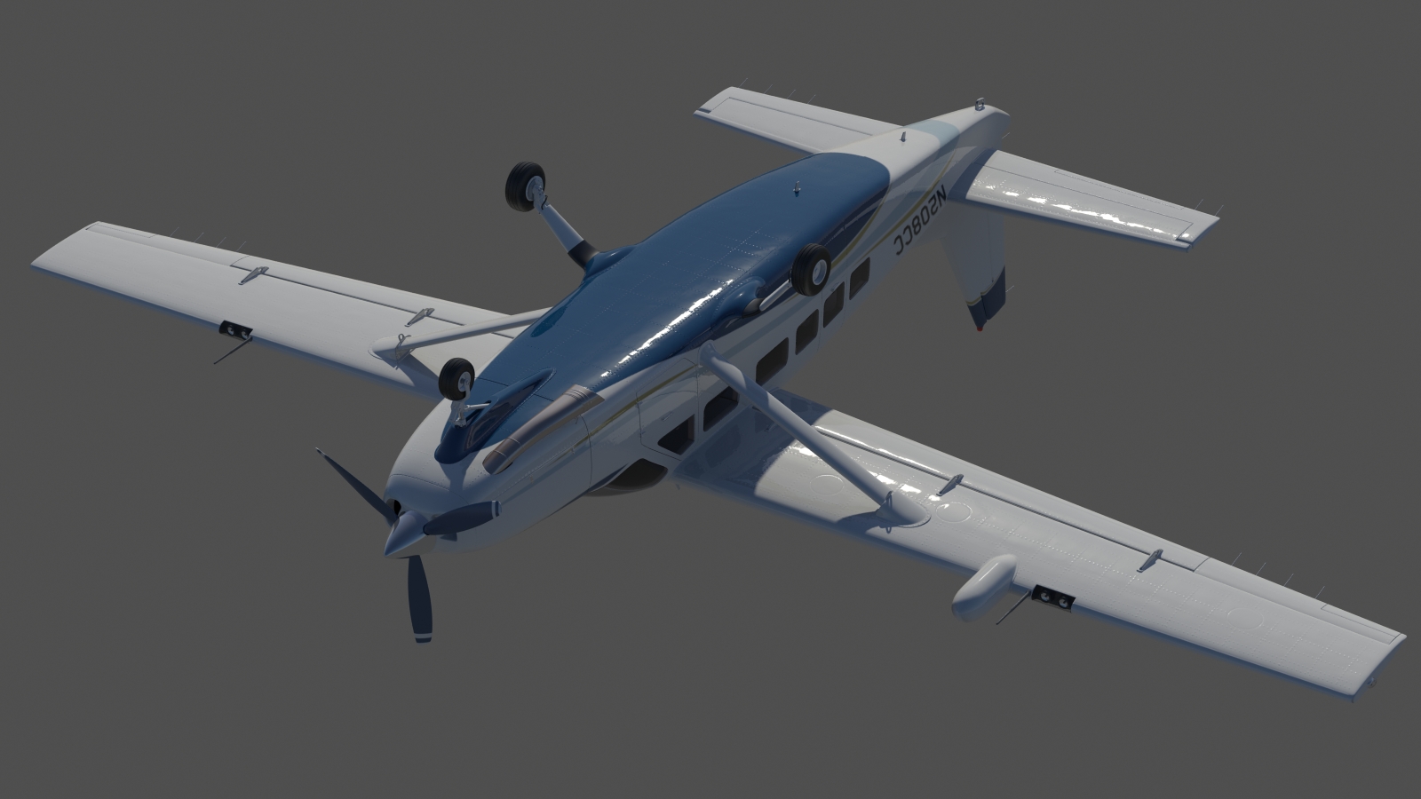 Cessna 208 Caravan 3D model_17