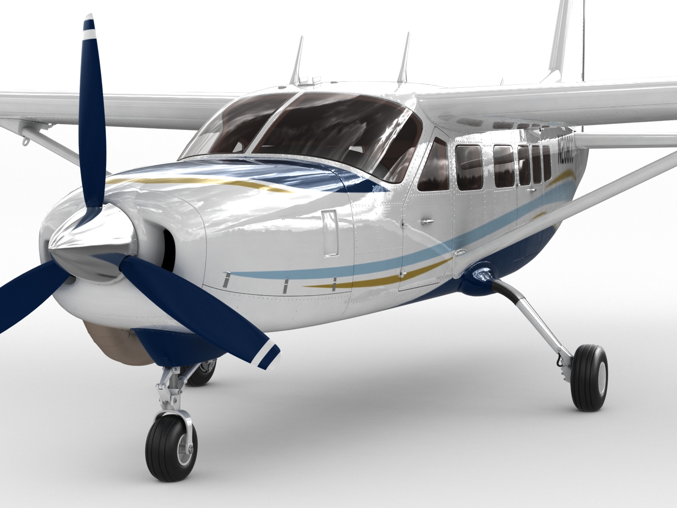 Cessna 208 Caravan 3D model_7
