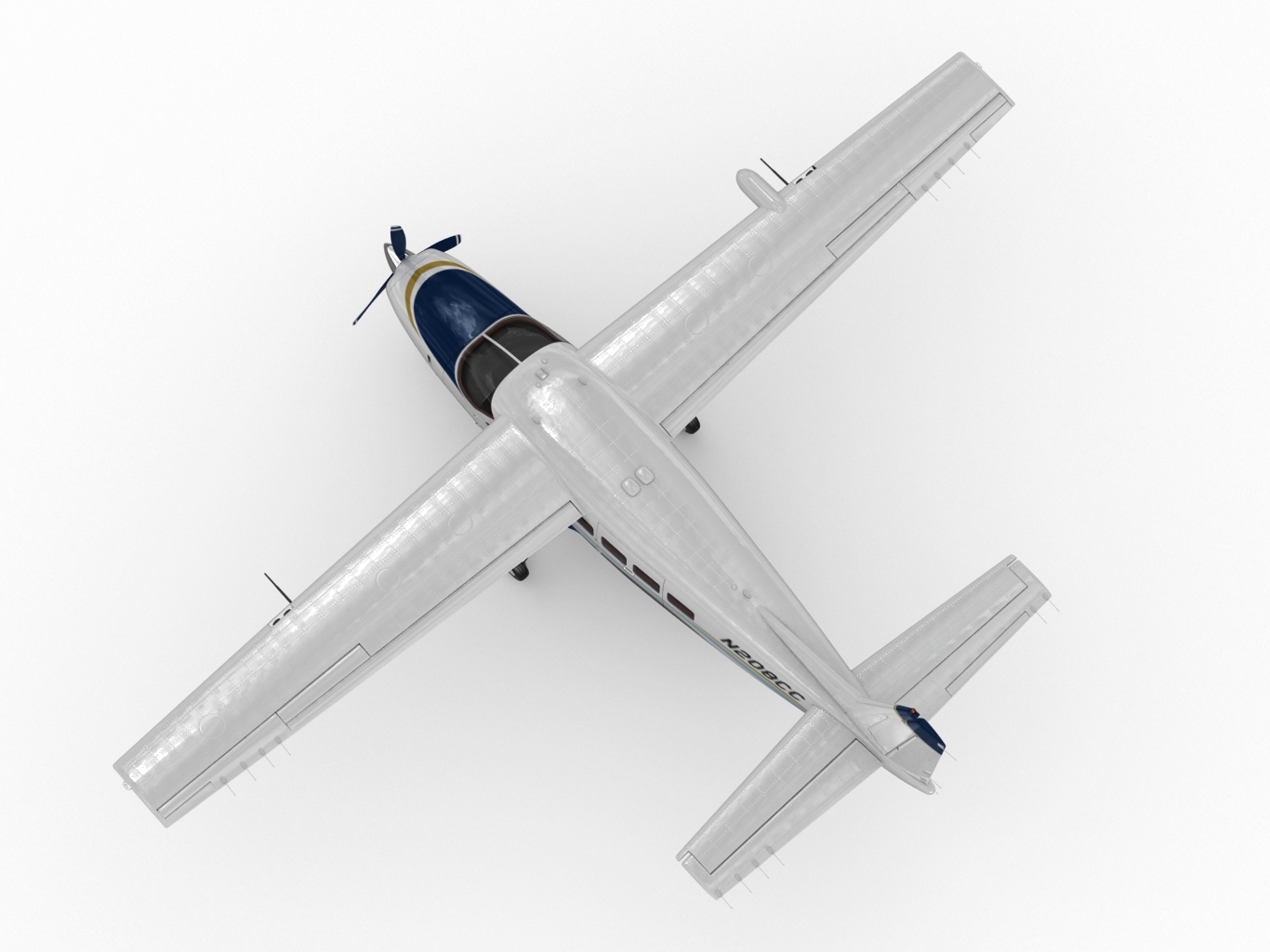 Cessna 208 Caravan 3D model_8