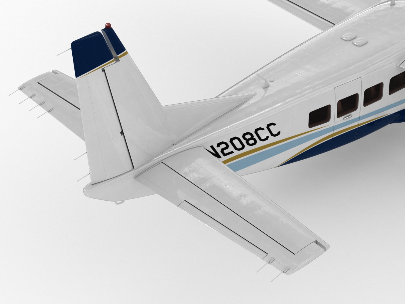 Cessna 208 Caravan 3D model_1