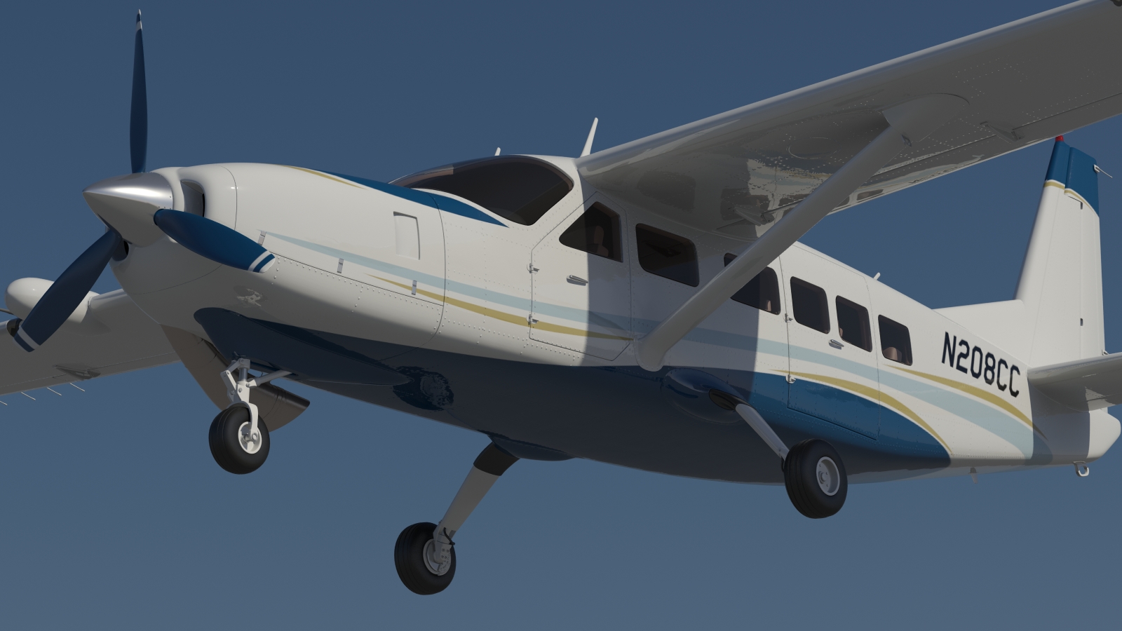 Cessna 208 Caravan 3D model_22