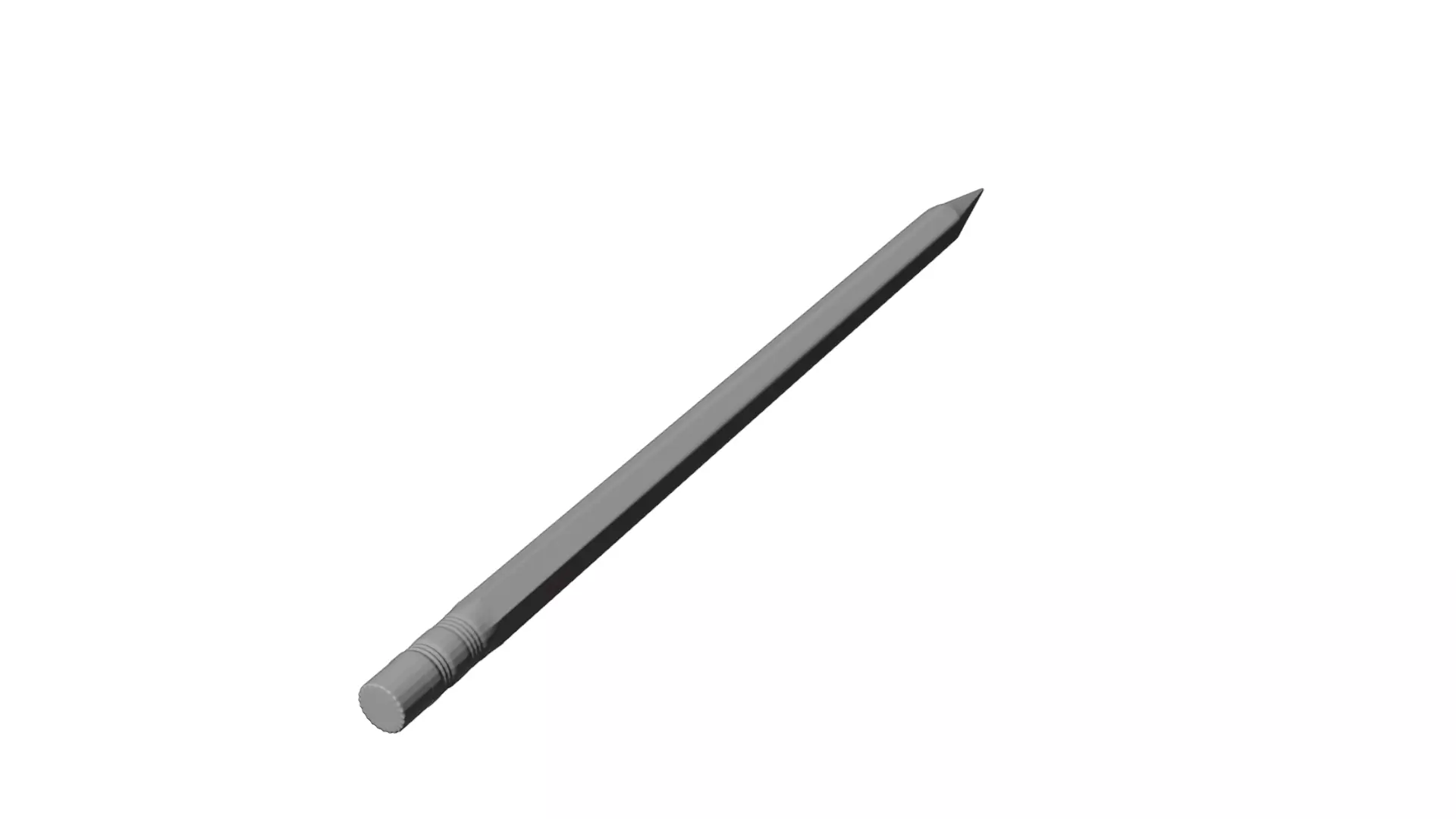 Realistic 3D Pencil Model 3D model_6
