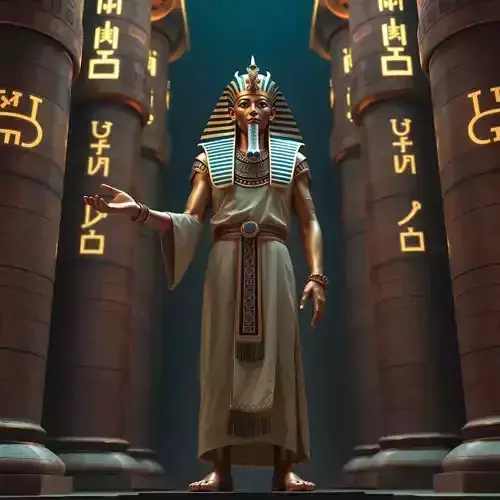 Pharoah Low-poly 3D model