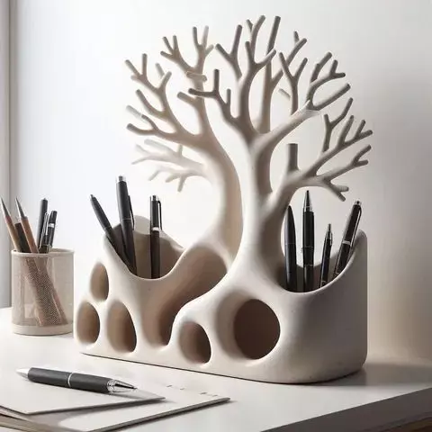 Pen holder 3D print model_1