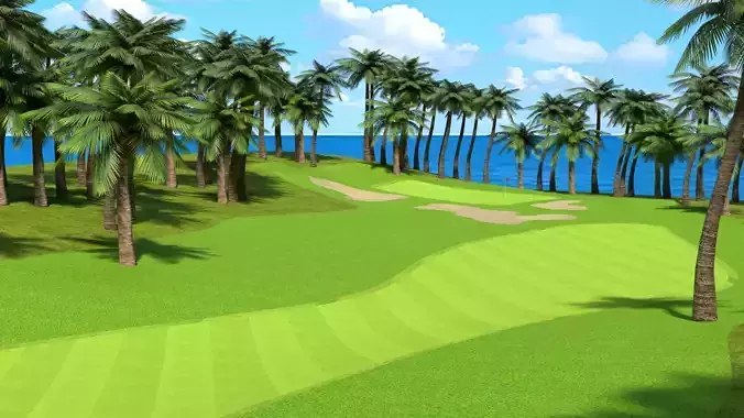 Tropical Golf Course
