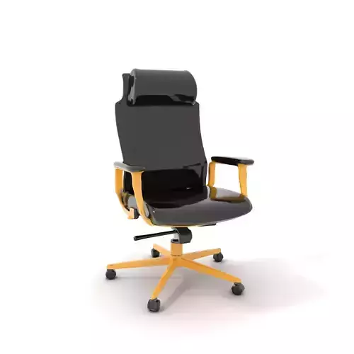 Luxury Black Office Chair model pack