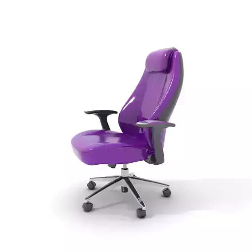 Purple Ergonomic Chair model pack