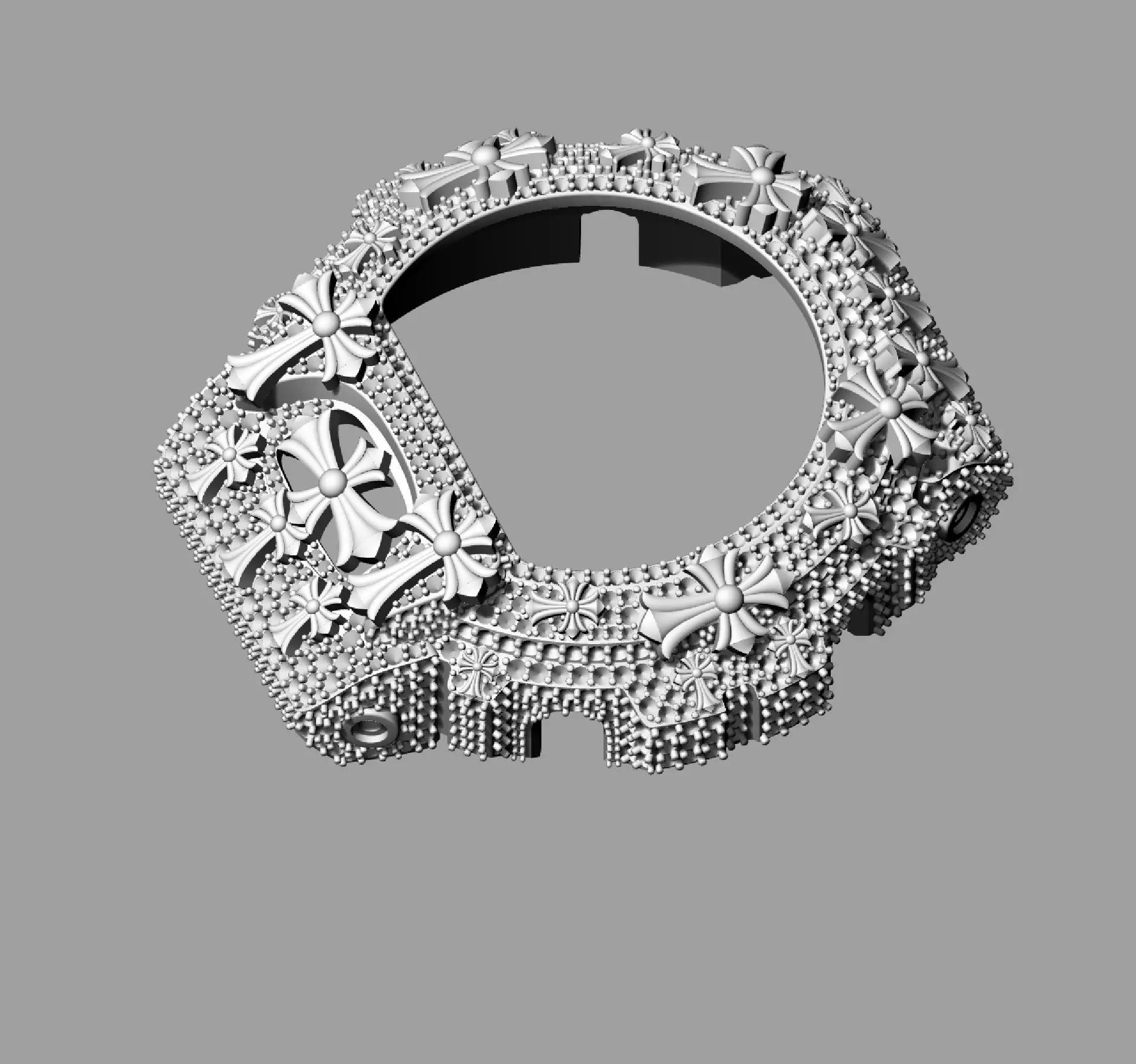 G-Shock case 3D print DW-6900 model 3D print model 3D print model_10