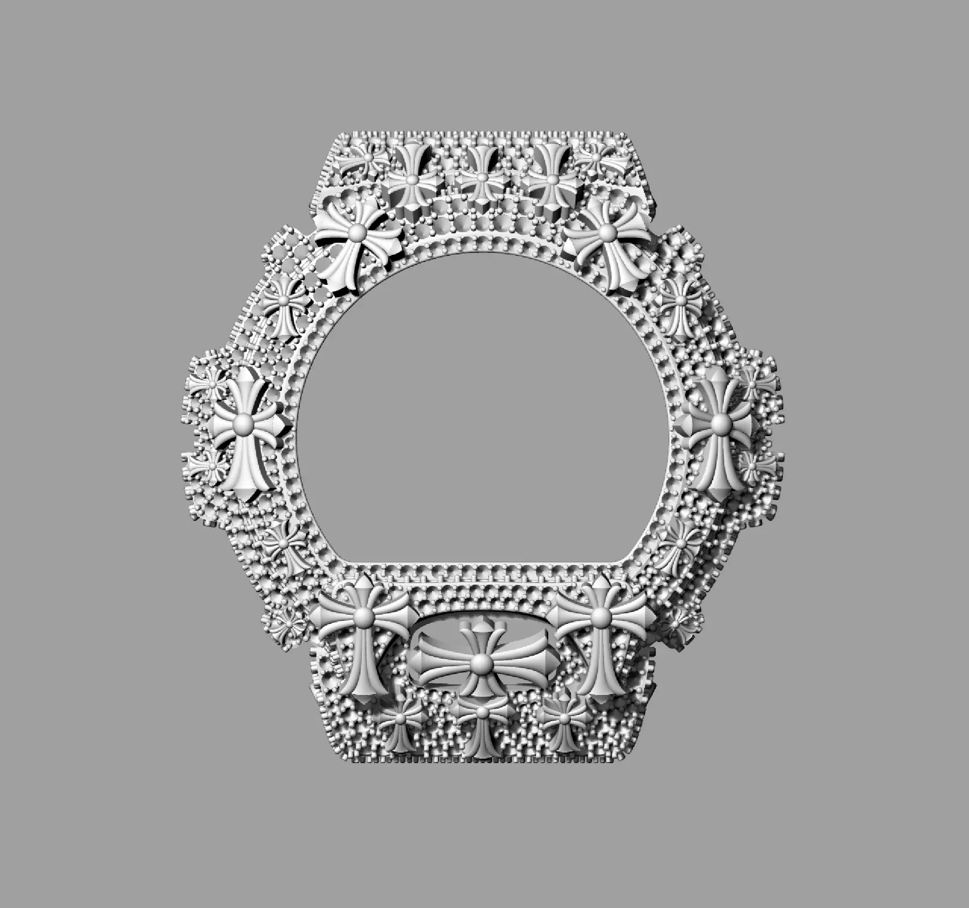 G-Shock case 3D print DW-6900 model 3D print model 3D print model_9