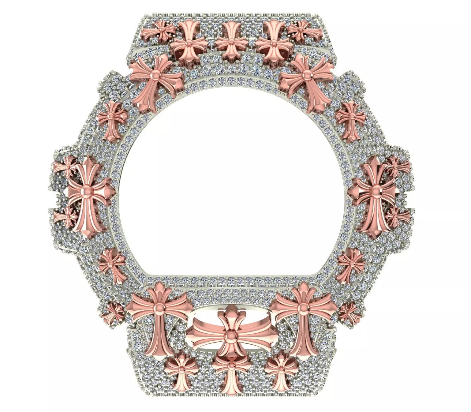 G-Shock case 3D print DW-6900 model 3D print model 3D print model_3