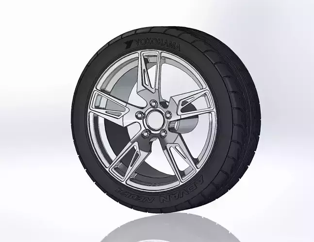 Wheel 18inch American Racing VF100 Scalpel for scale model