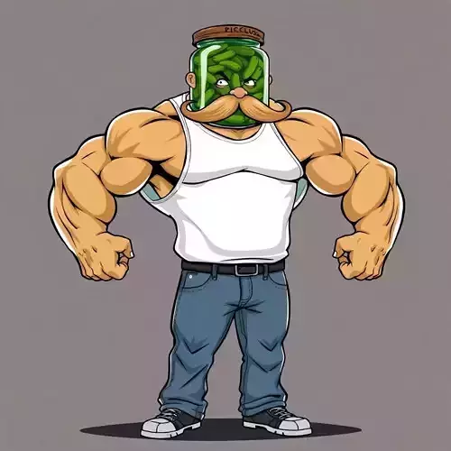 PICKLE JAR MAN Low-poly 3D model PICKLE JAR MAN Low-poly 3D model