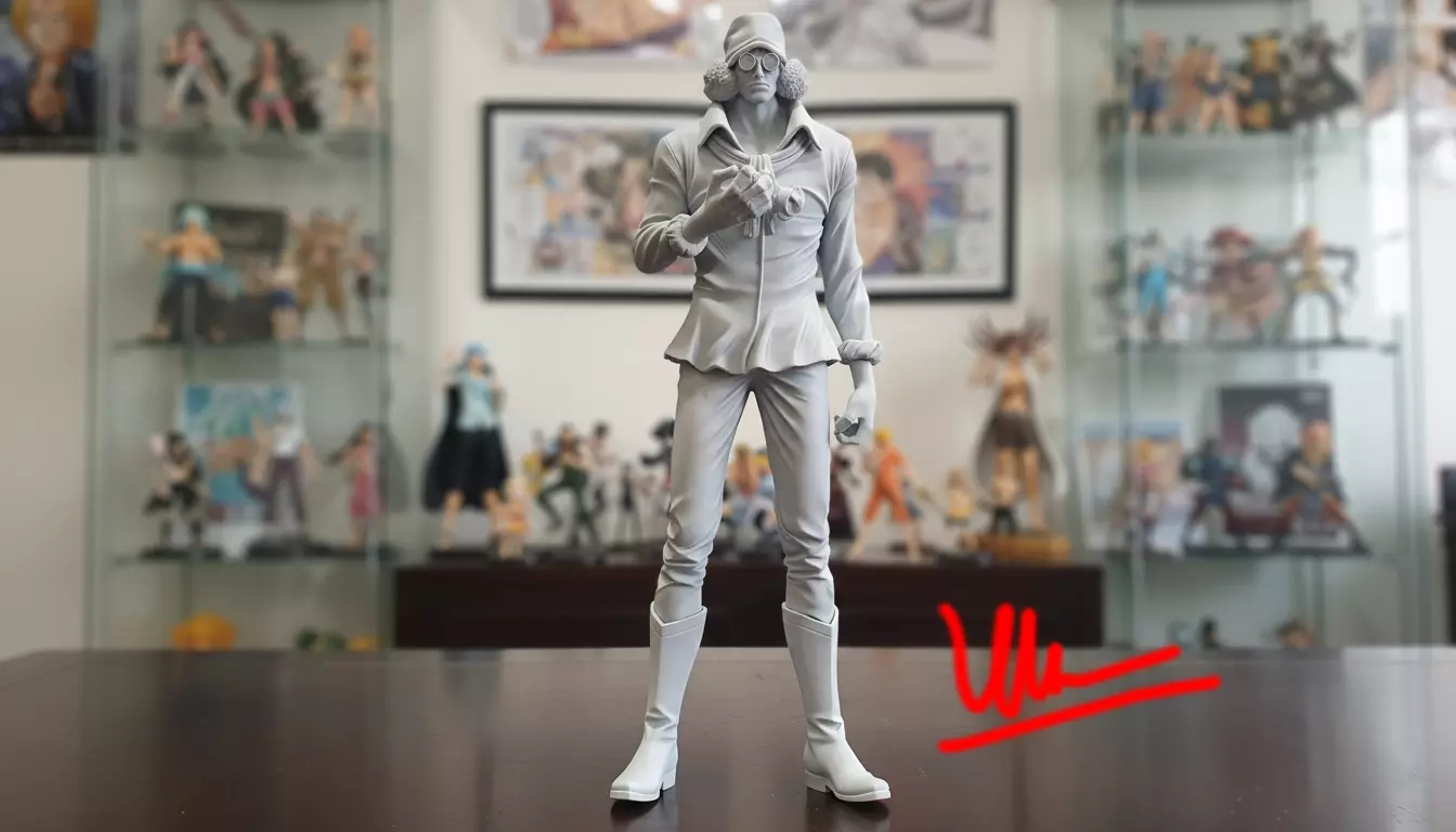 Kuzan - Aokiji - Blackbeard Pirates - ONE PIECE 3D print model_0