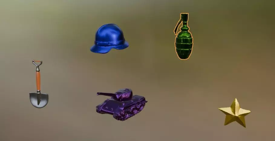 Bonuses for the game Low-poly 3D model_0