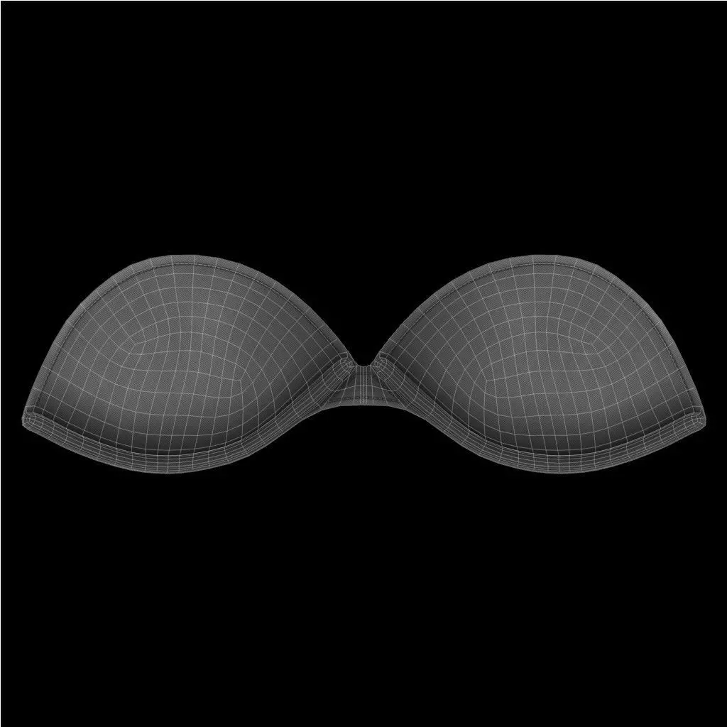 Daily Stick On Bra Low-poly 3D model_13