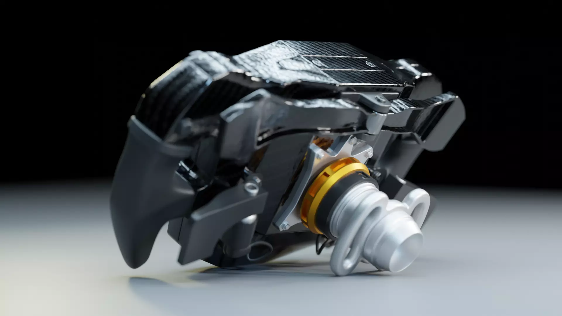 BEGO racing Steering concept 3D model_1