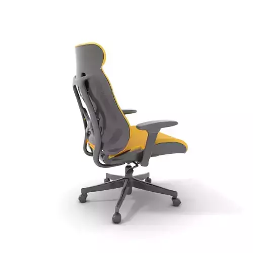 Dynamic Yellow Office Chair model pack