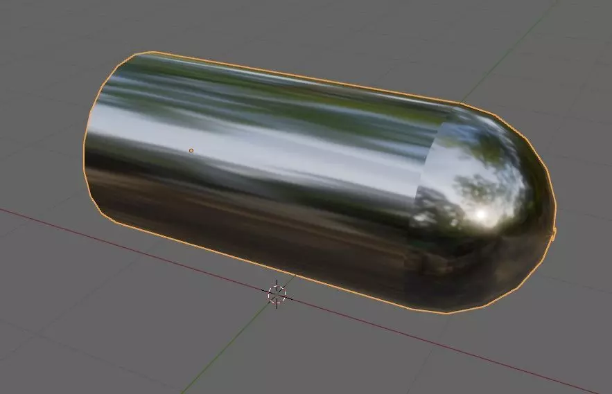 Bullet Low-poly 3D model