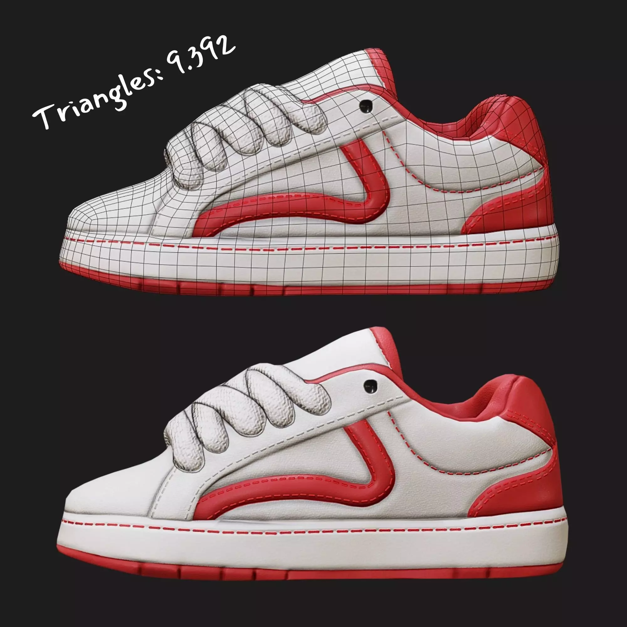 Skater Y2K Outfit Bundle PBR 4K Low-poly 3D model_7