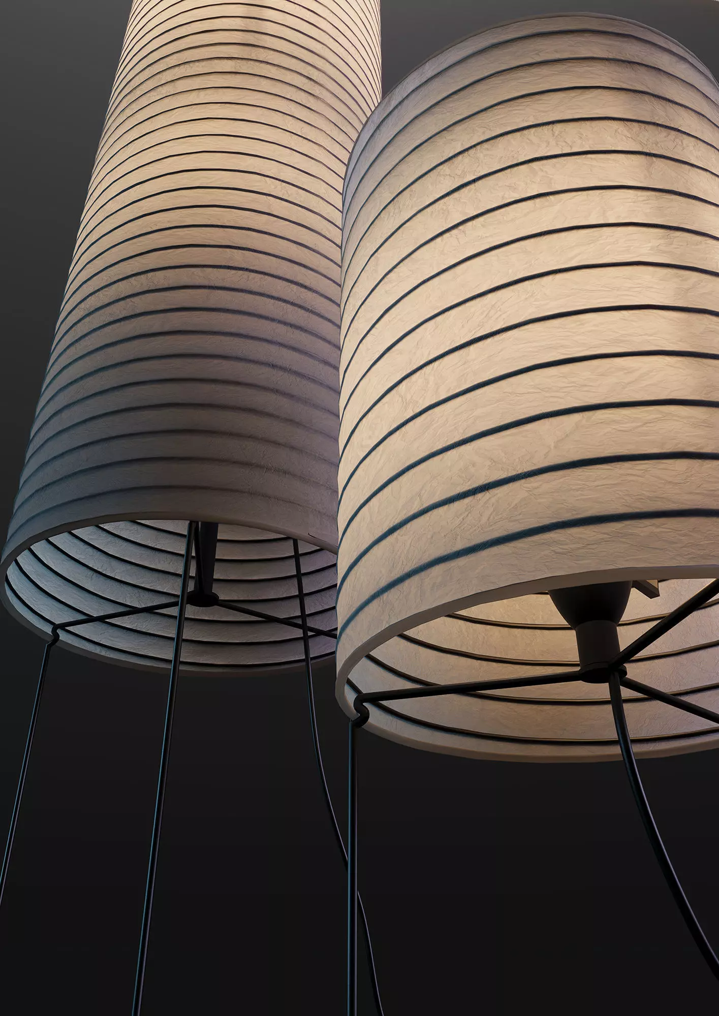 STRANDAD Floor lamp and Table lamp Ikea 3D model_3