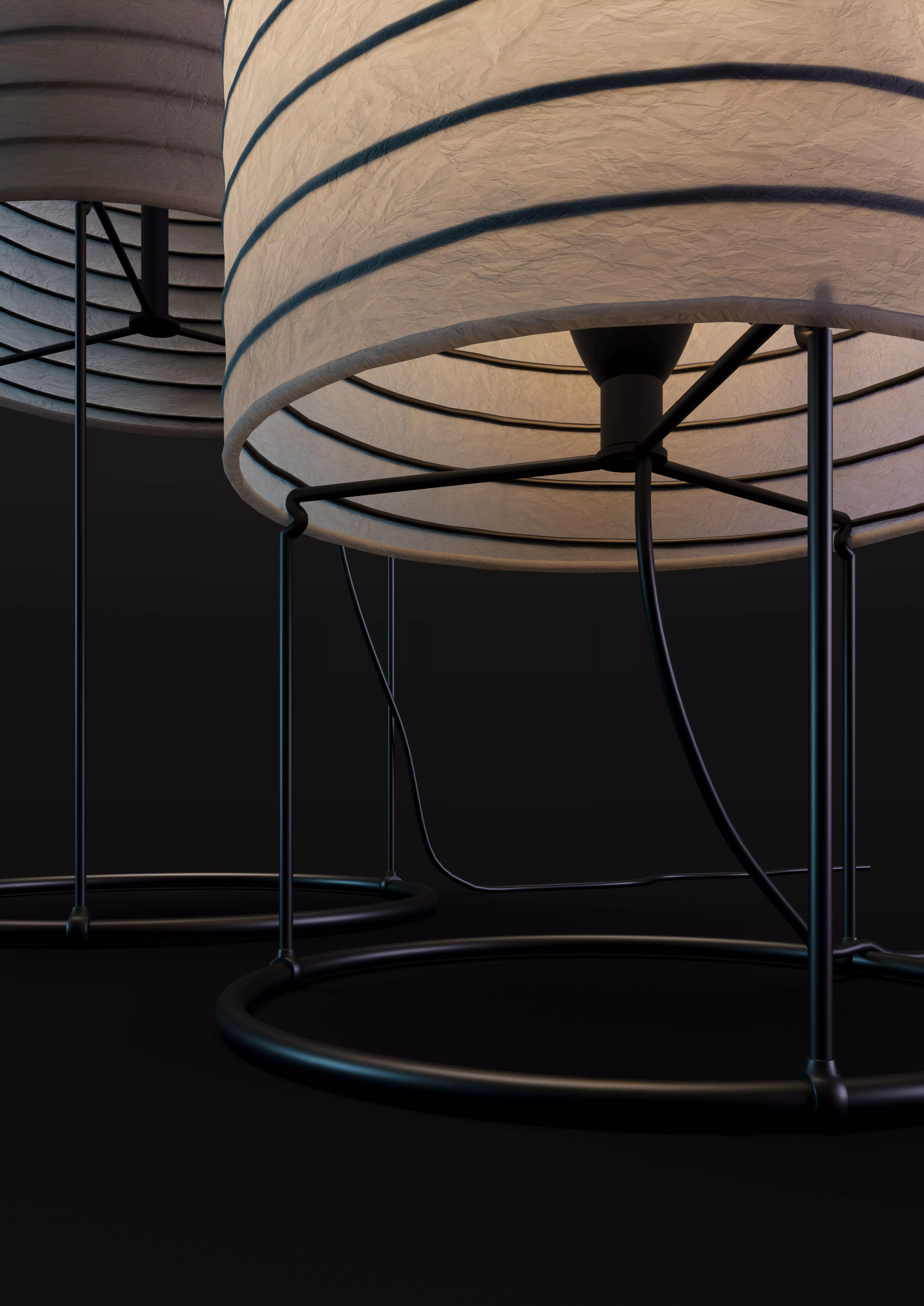 STRANDAD Floor lamp and Table lamp Ikea 3D model_2