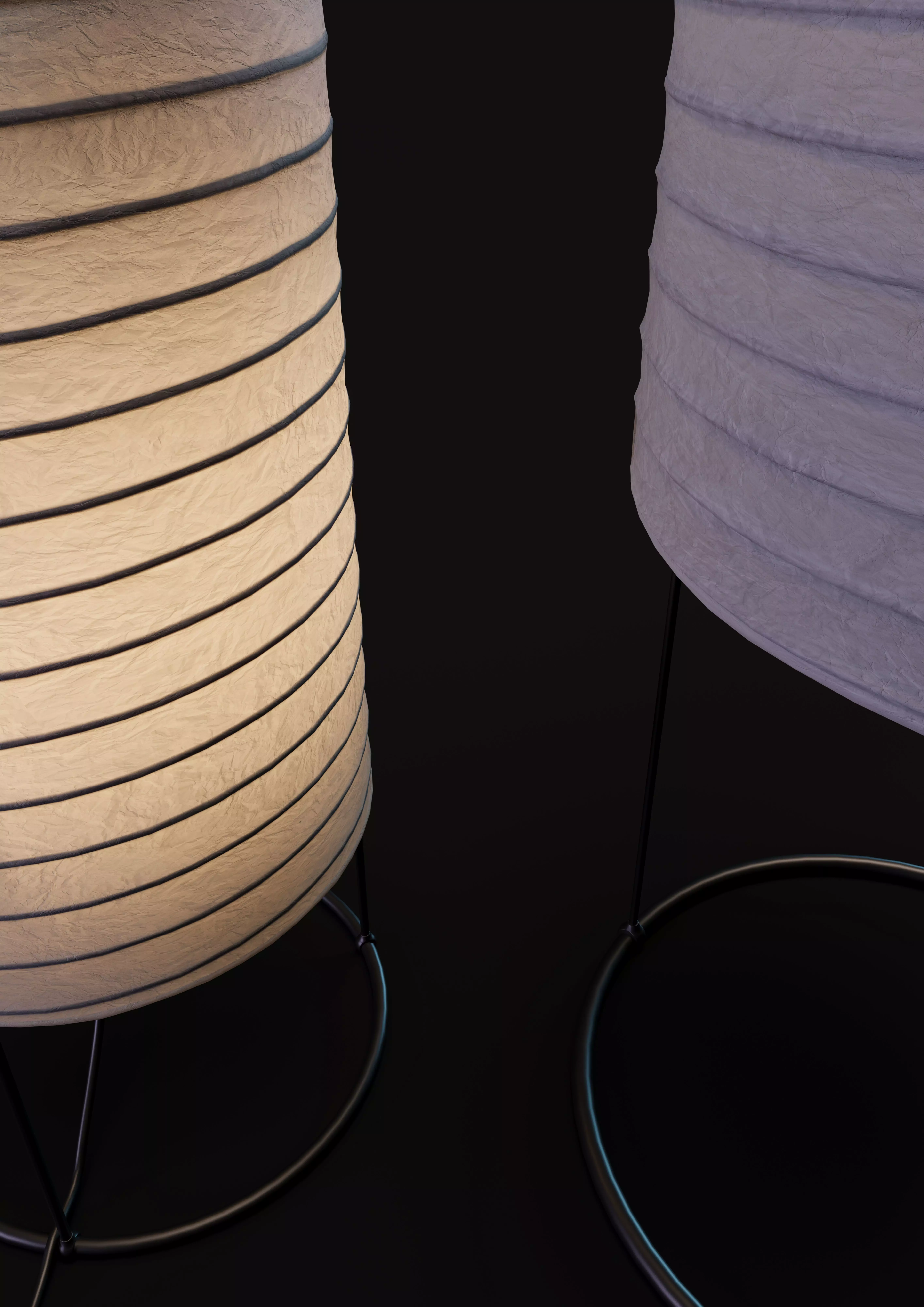 STRANDAD Floor lamp and Table lamp Ikea 3D model_4