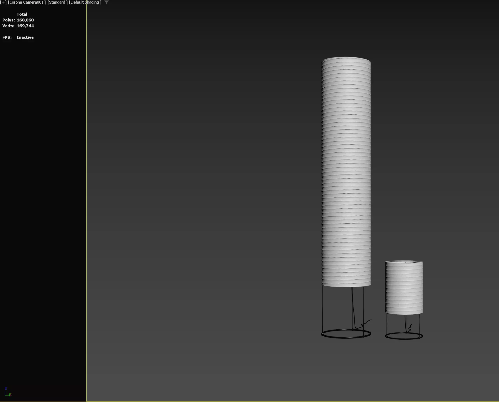 STRANDAD Floor lamp and Table lamp Ikea 3D model_12