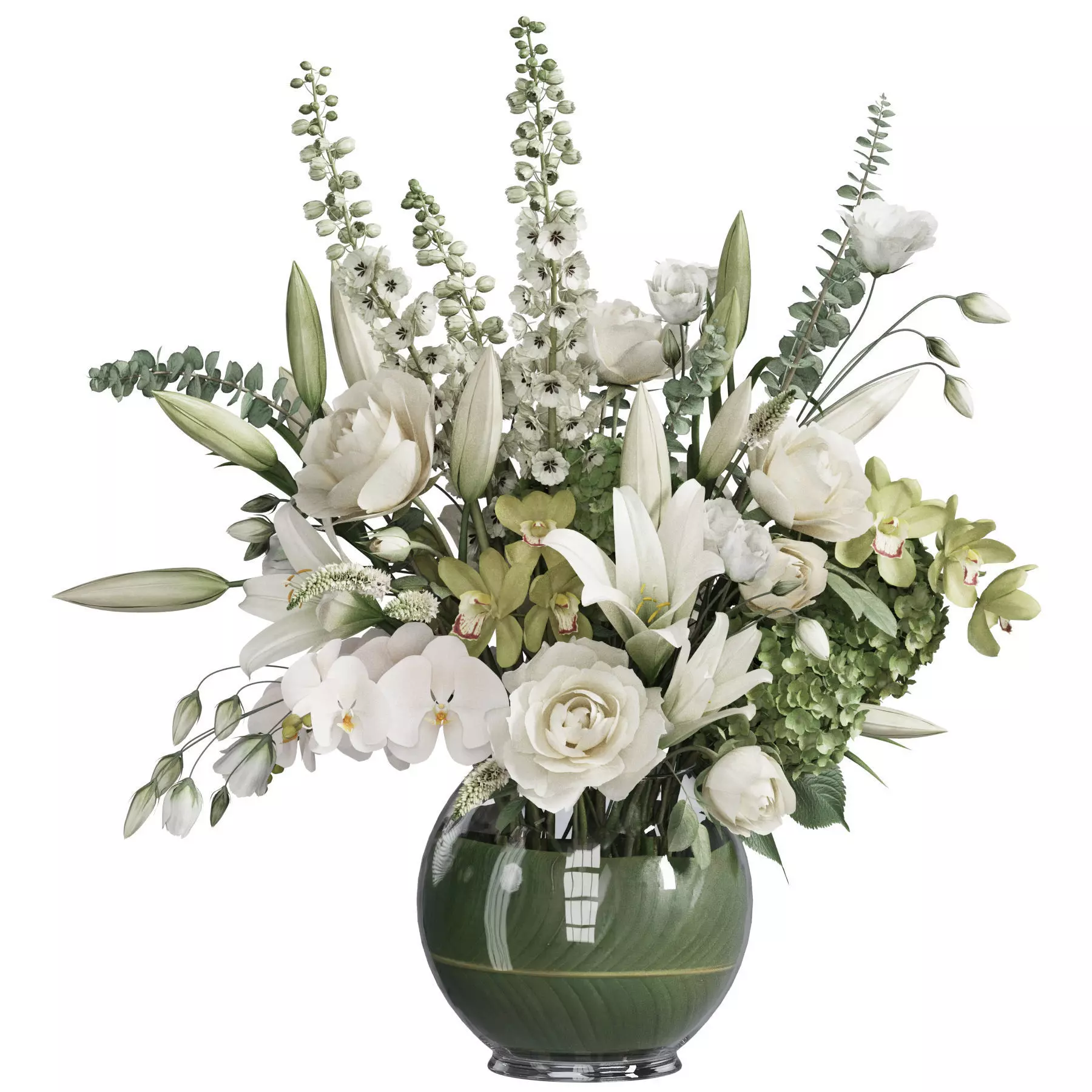 Flower In Vase 111 3D model