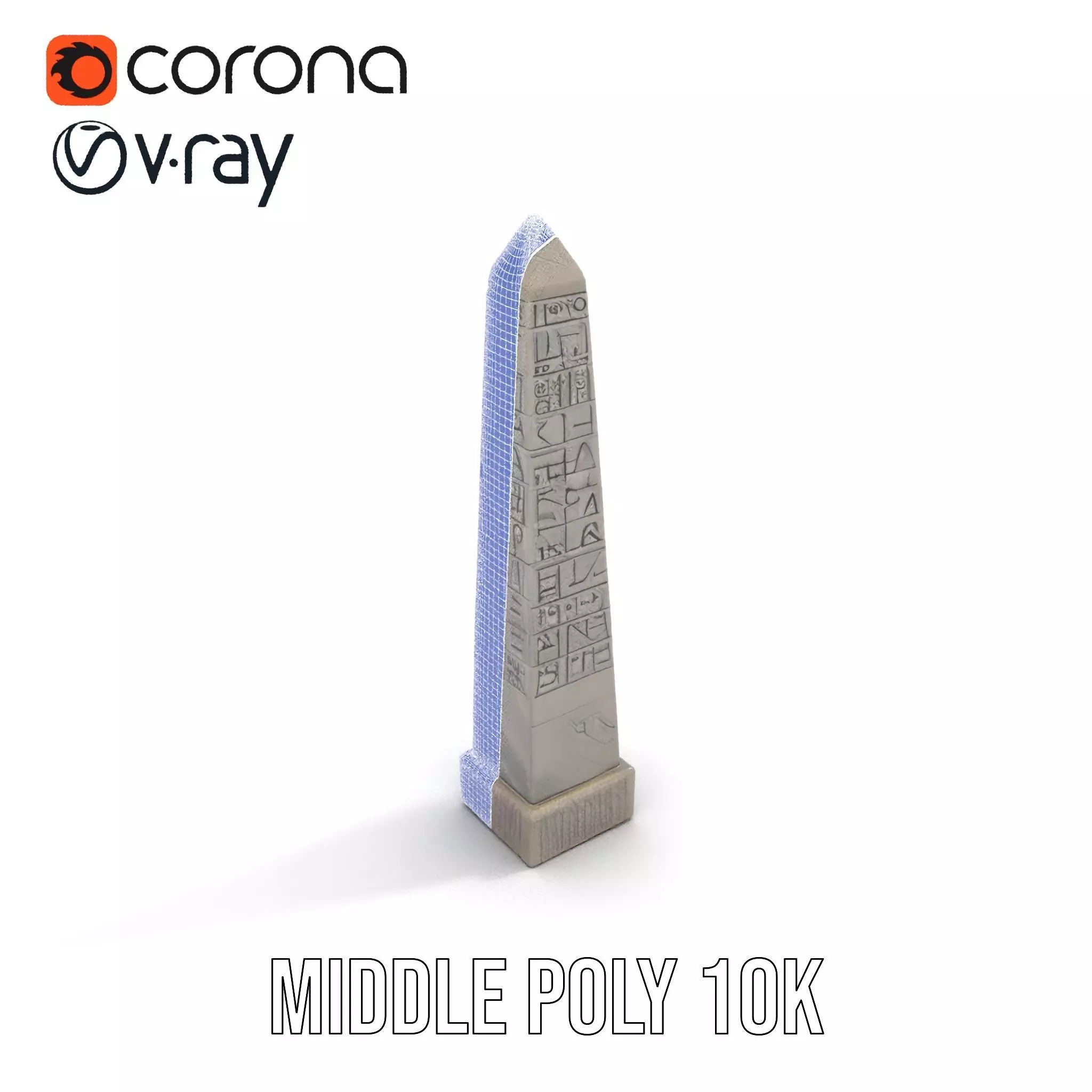 Ancient Stone Obelisk model pack Low-poly 3D model_19