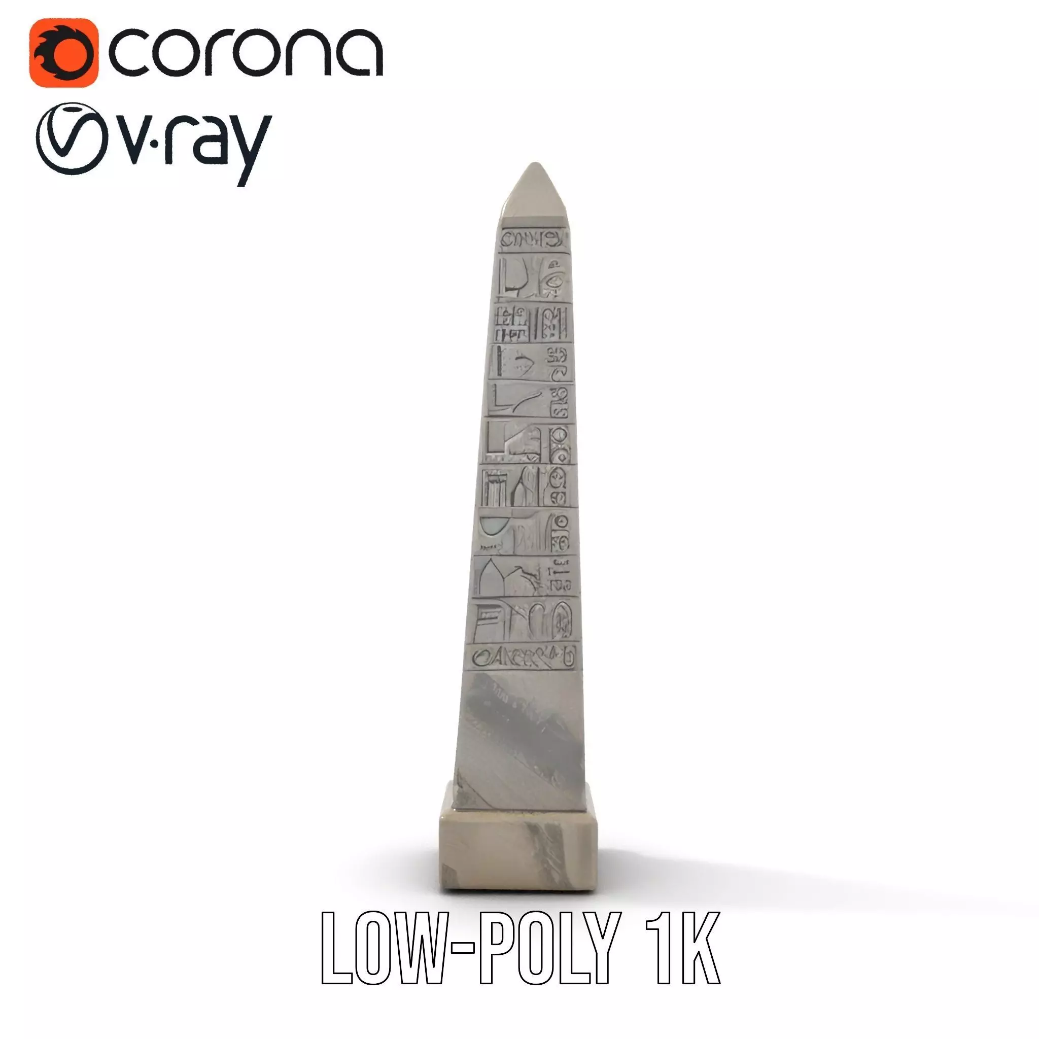 Ancient Stone Obelisk model pack Low-poly 3D model_22