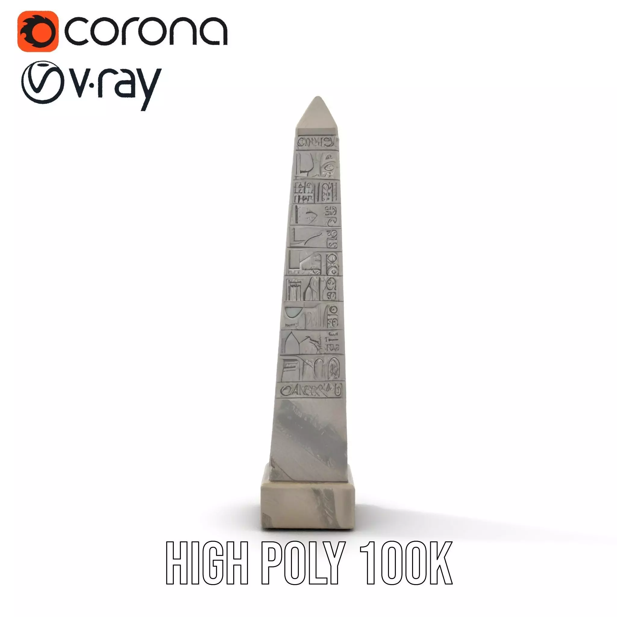 Ancient Stone Obelisk model pack Low-poly 3D model_23