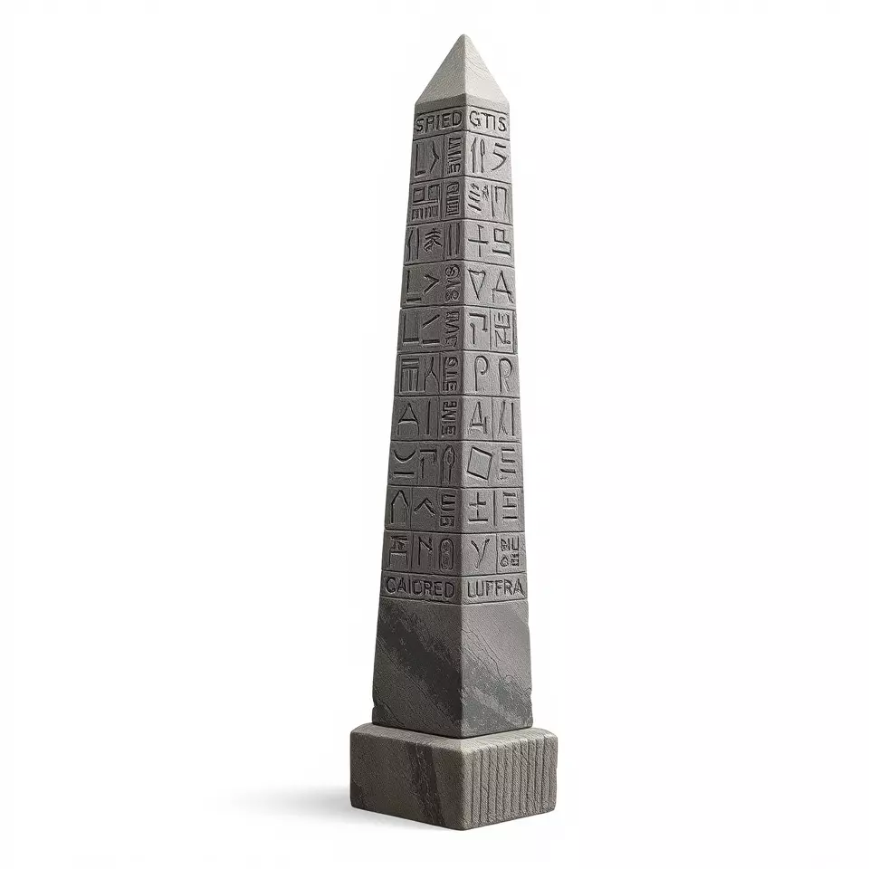Ancient Stone Obelisk model pack Low-poly 3D model_2