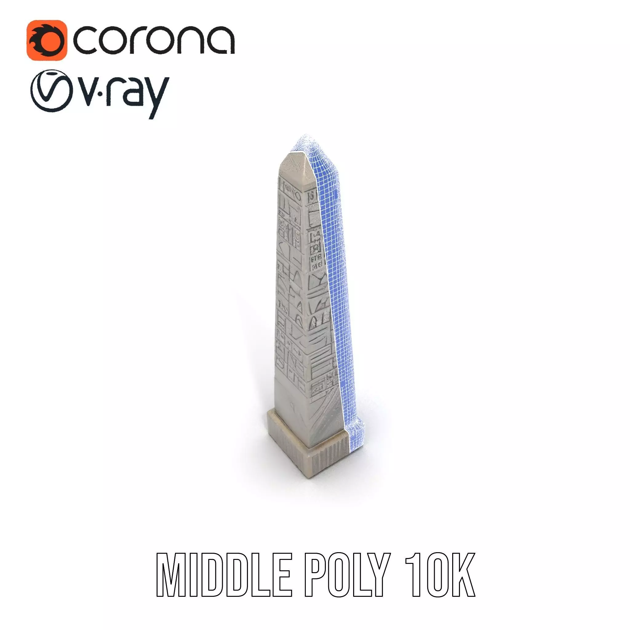 Ancient Stone Obelisk model pack Low-poly 3D model_24