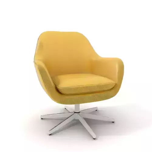 Modern Yellow Armchair model pack
