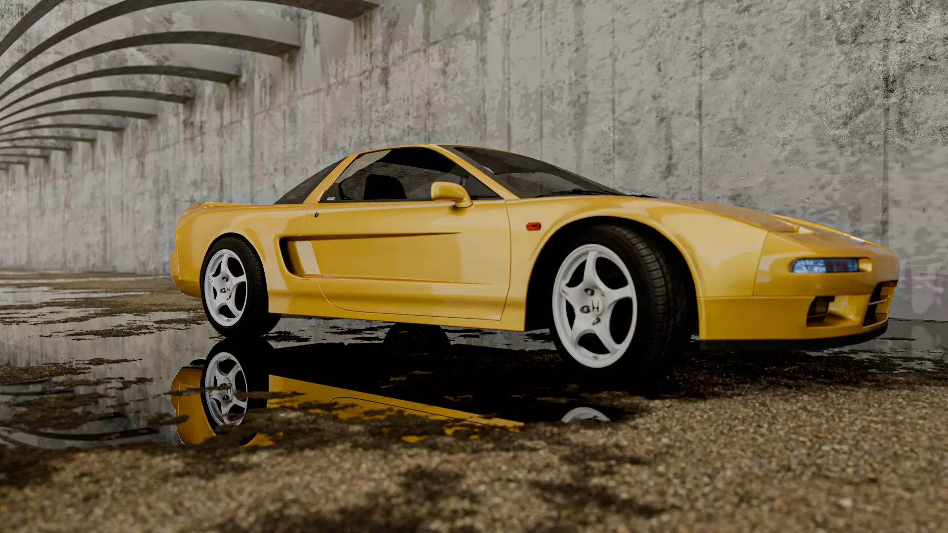 Under the Bridge Low-poly 3D model_4