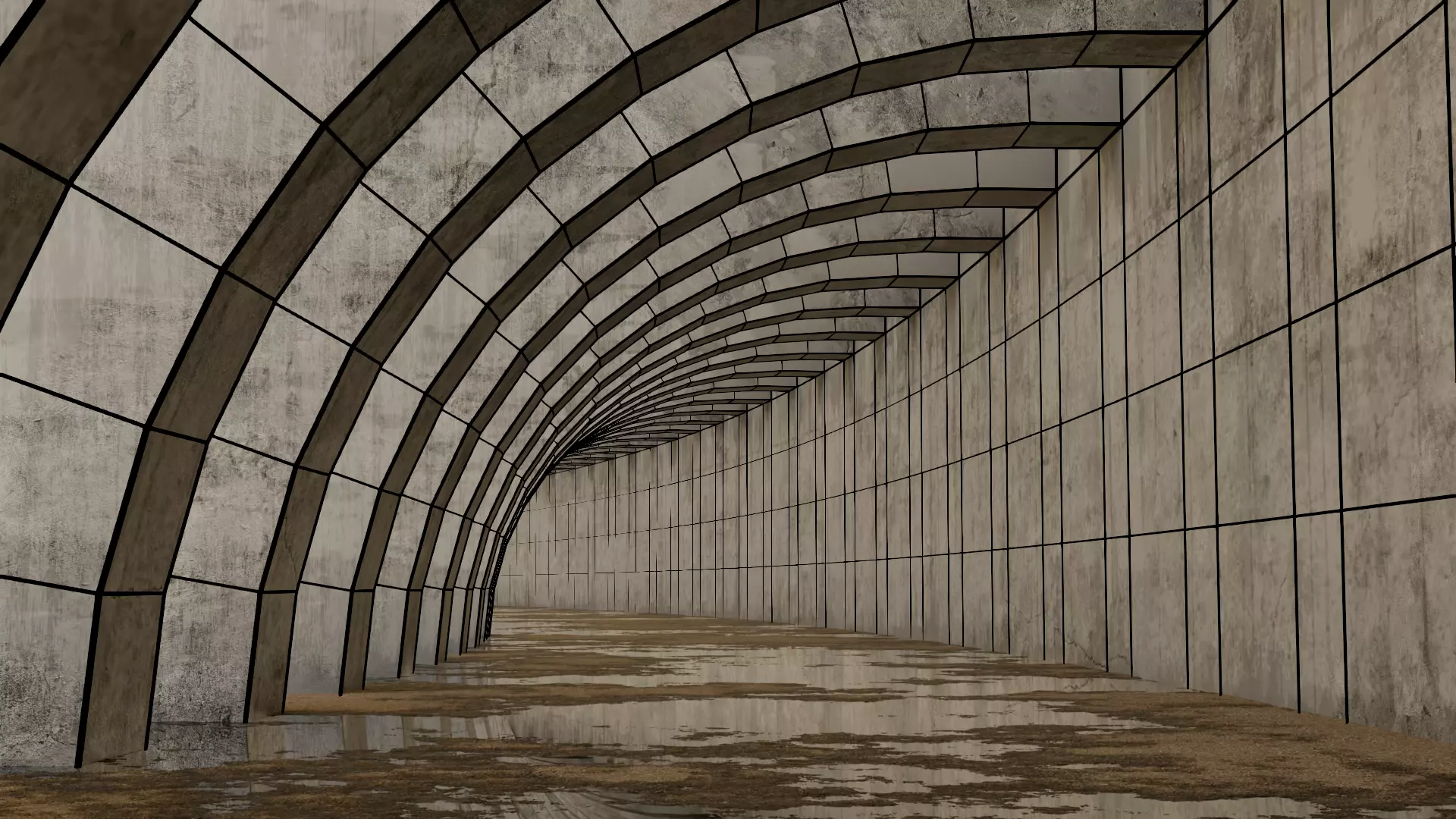 Under the Bridge Low-poly 3D model_12