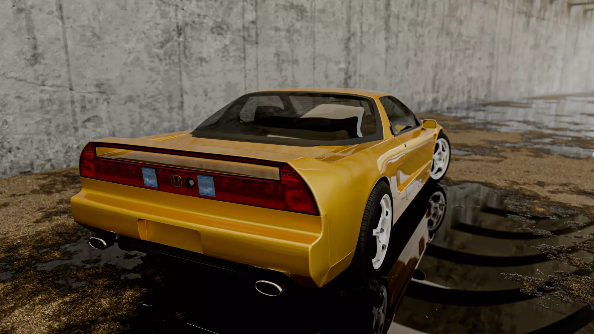 Under the Bridge Low-poly 3D model_1