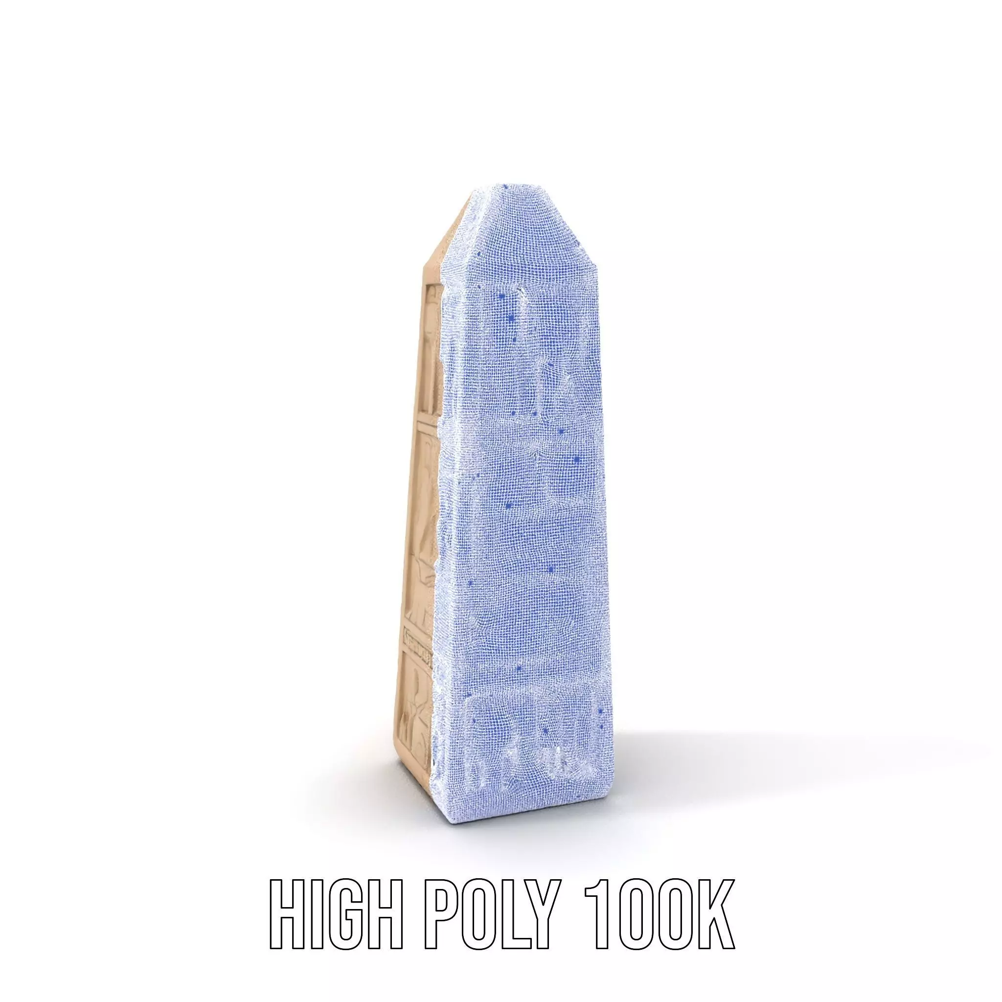 Ancient Sandstone Obelisk model pack Low-poly 3D model_4