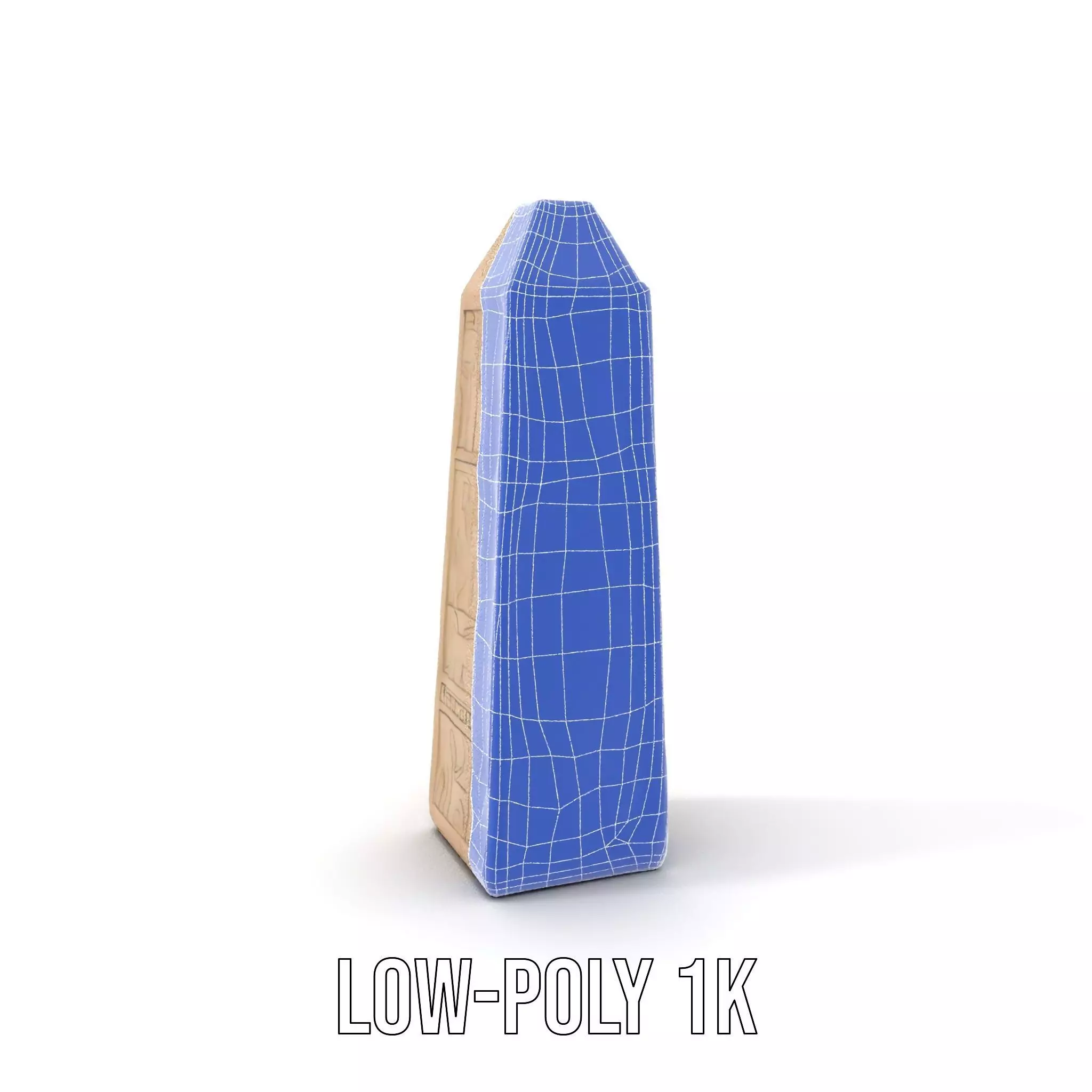 Ancient Sandstone Obelisk model pack Low-poly 3D model_12