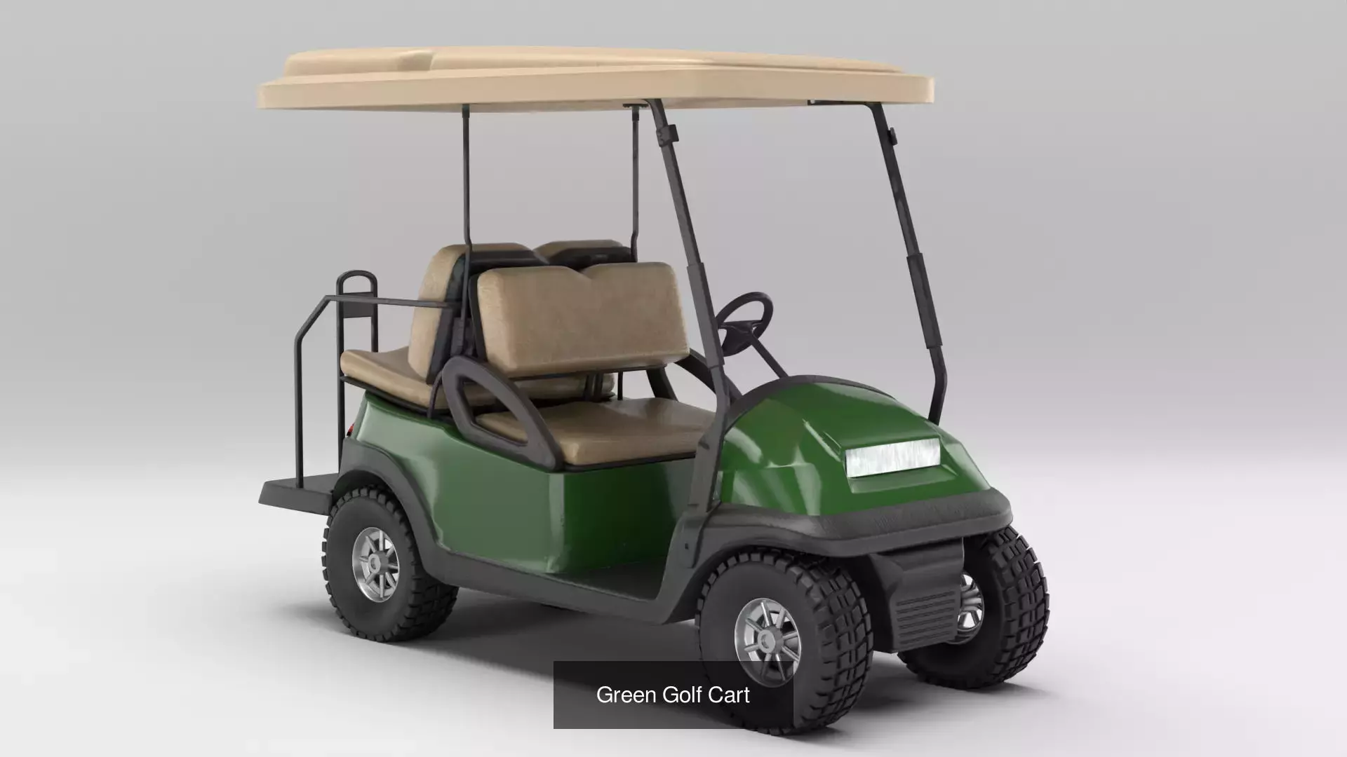 Tropical Golf Course Set 3D Model Collection_4