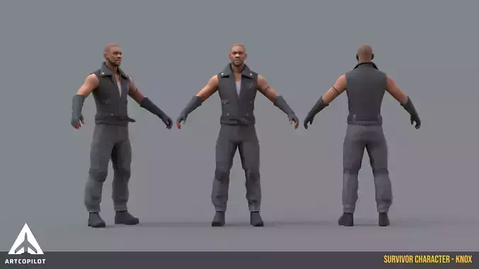 Stylized Survivor Character - Knox