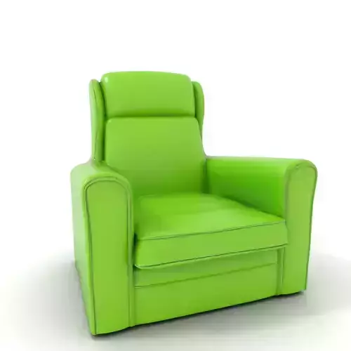 Vibrant Green Armchair model pack