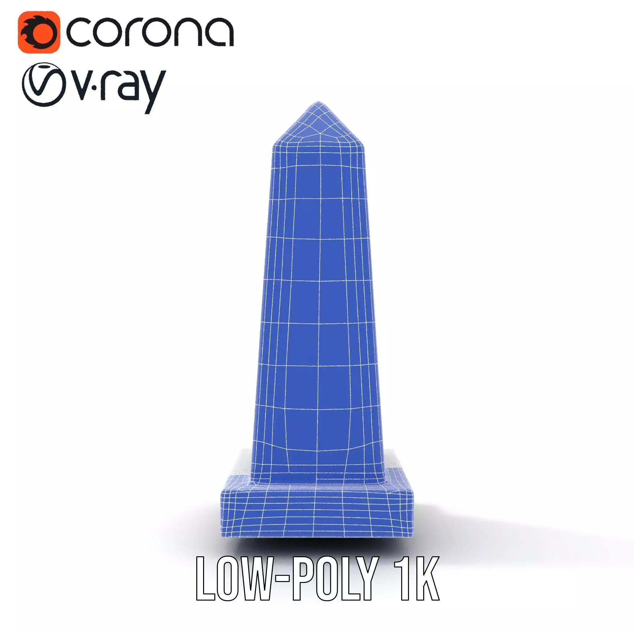 Marble Obelisk Engraved model pack Low-poly 3D model_25