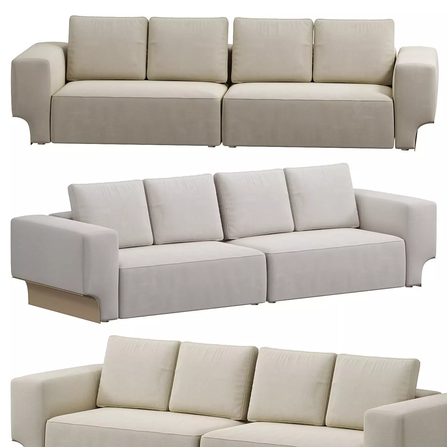 Douglas Sofa by Visionnaire 3D model_2