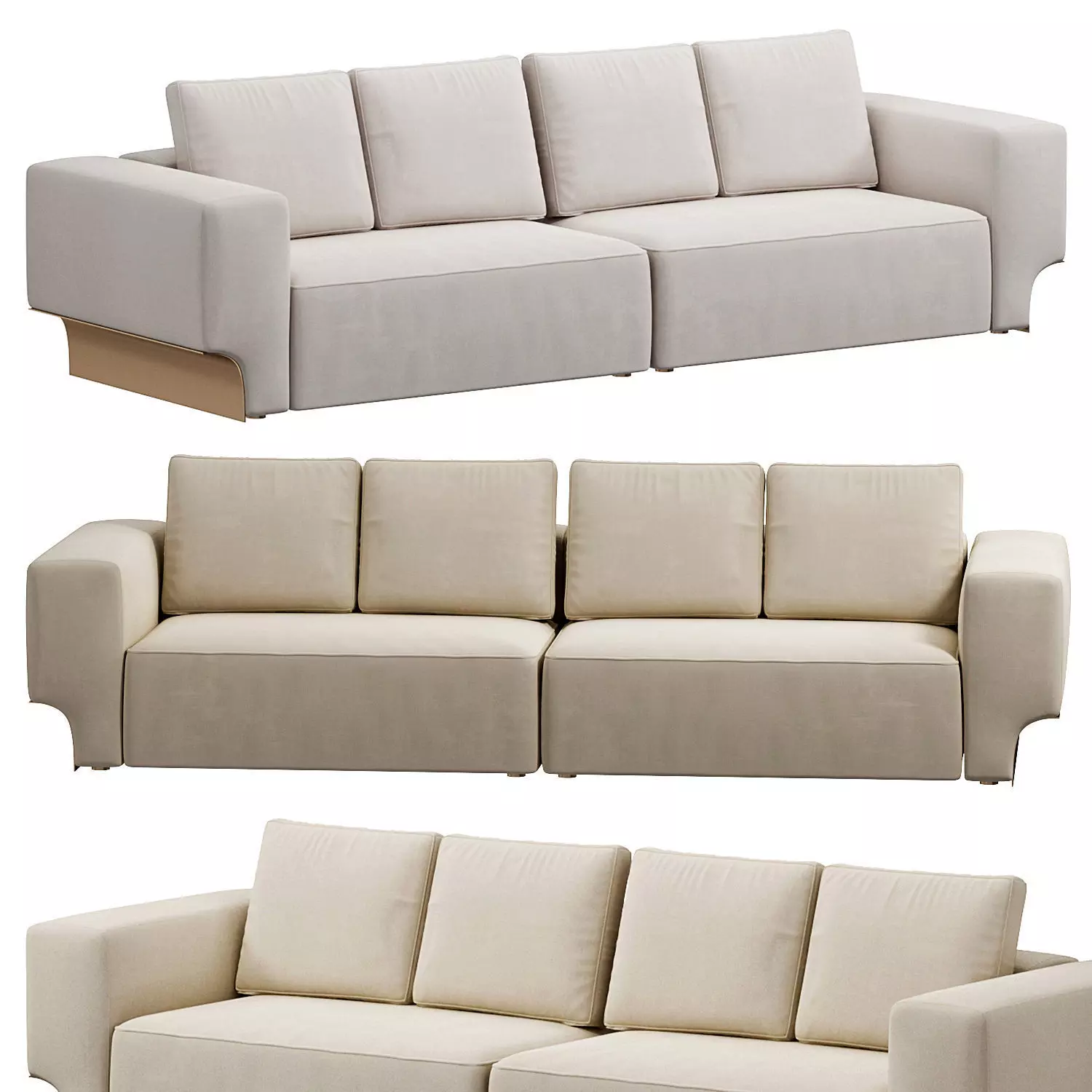 Douglas Sofa by Visionnaire 3D model_0