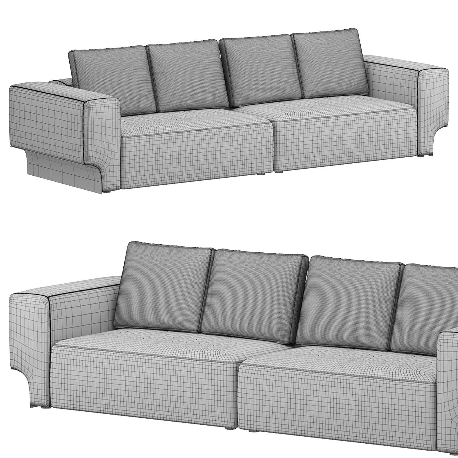 Douglas Sofa by Visionnaire 3D model_3